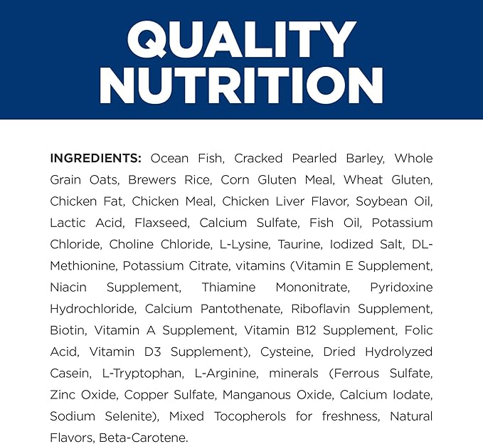 Hill's Prescription Diet c/d Multicare Stress Urinary Care Ocean Fish Flavor Dry Cat Food, Veterinary Diet, 17.6 lb. Bag