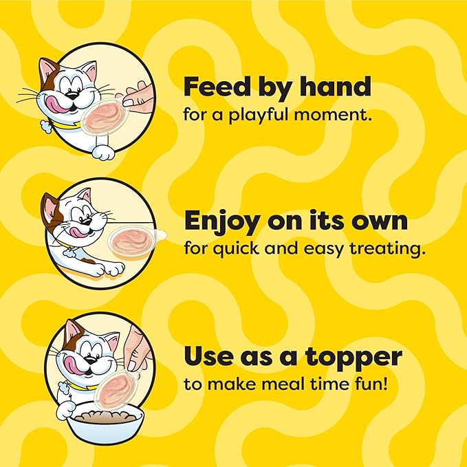 Temptations Lickable Spoons Adult Wet Cat Treat, 10 Grams, Variety Pack of 48