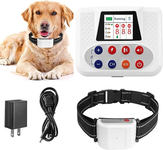 Wireless Dog Fence, Pet Boundary Containment System for Dogs and Pets with Waterproof Training Collar Receiver, Covers up to 856-Acre, Electric Dog Fence, 3 Training Modes for All Dogs,for1dog