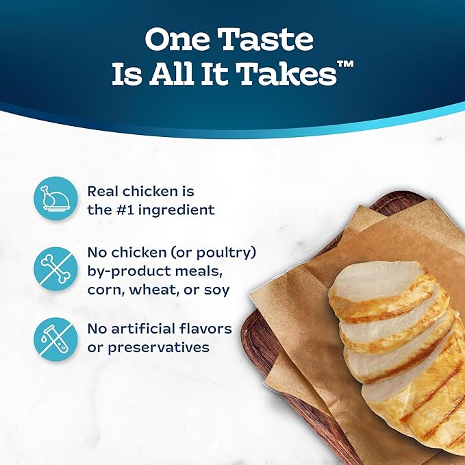 Blue Buffalo Tastefuls Natural Dry Food for Adult Cats 7+, Hairball Control, Chicken & Brown Rice Recipe, 7-lb. Bag