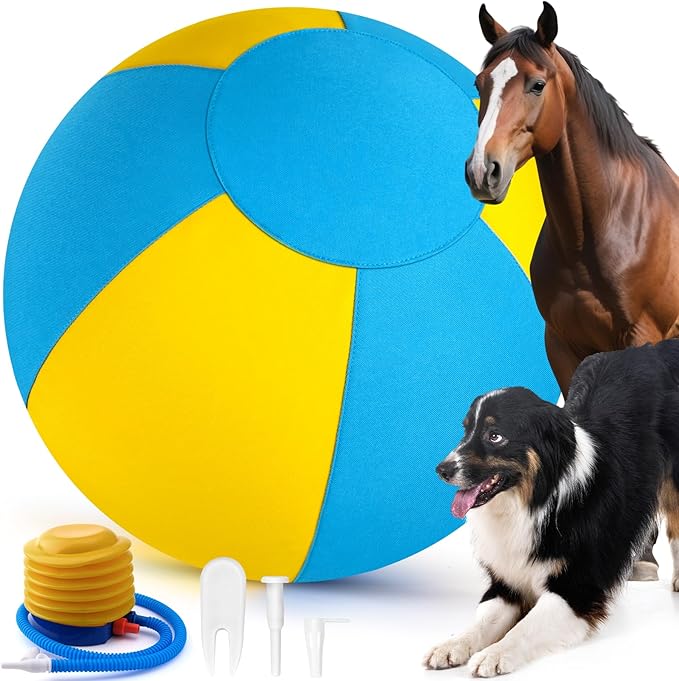 25" Herding Ball for Dogs, Herding Ball for Australian Shepherds, Dog Herding Toy for Medium/Large Breeds Outdoor Play & Training