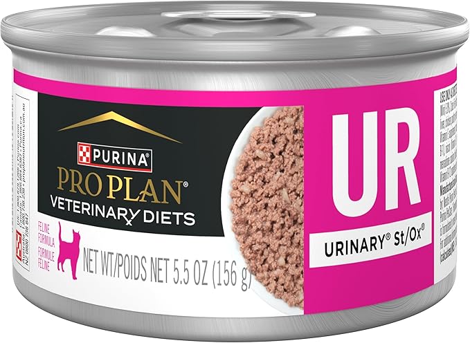 Purina Pro Plan Veterinary Diets UR Urinary St/Ox Feline Formula Wet Cat Food - (Pack of 24) 5.5 oz. Cans