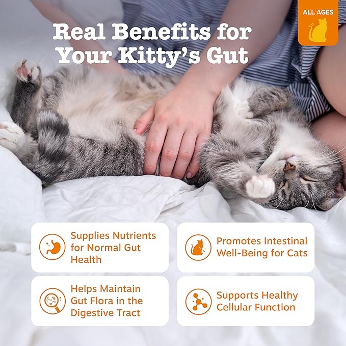 Zesty Paws Cat Mousse Squeezies Puree Cat Treats for Digestion - with Seaweed, Omega Fatty Acids, Antioxidants - Support for Digestive Health Cats - Chicken Flavor - 18 Count