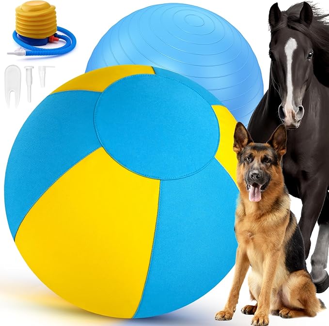 18" Herding Ball for Dogs, Herding Ball for Australian Shepherds, Dog Herding Toy for Medium/Large Breeds Outdoor Play & Training