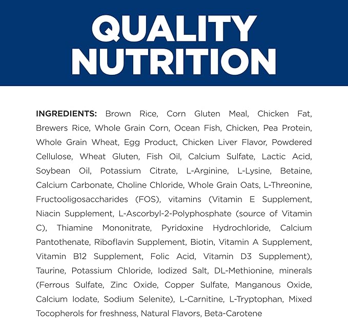 Hill's Prescription Diet k/d Kidney Care Ocean Fish Dry Cat Food, Veterinary Diet, 4 lb. Bag