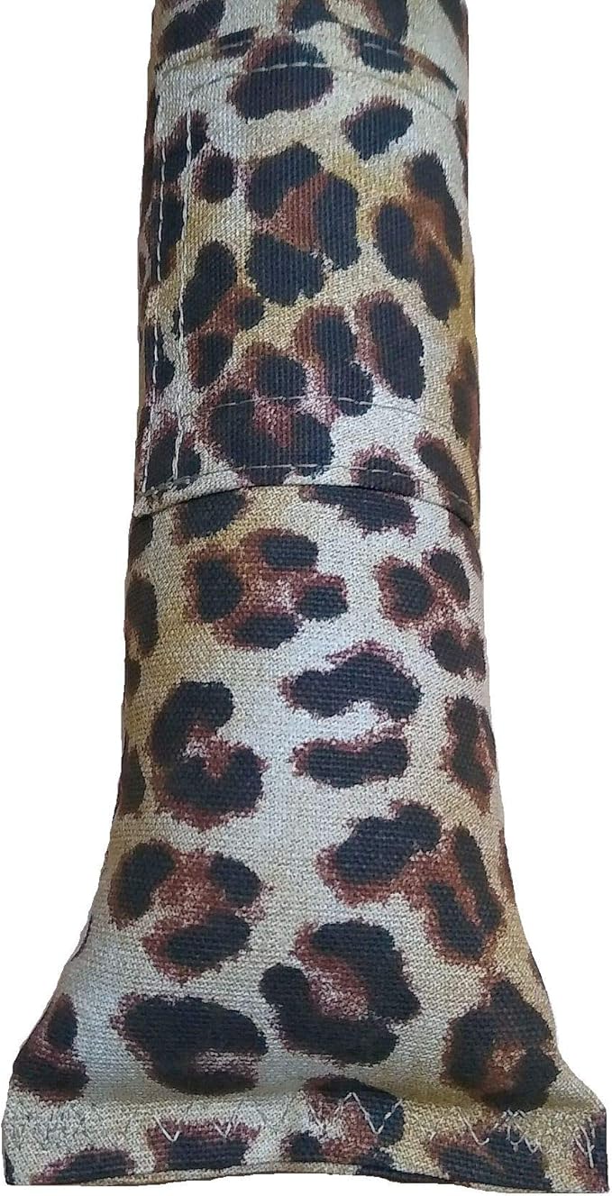(Refillable 15" Catnip Cat Kicker Toy (Kicker Filled with 1 oz Canadian Catnip) (Leopard Print)