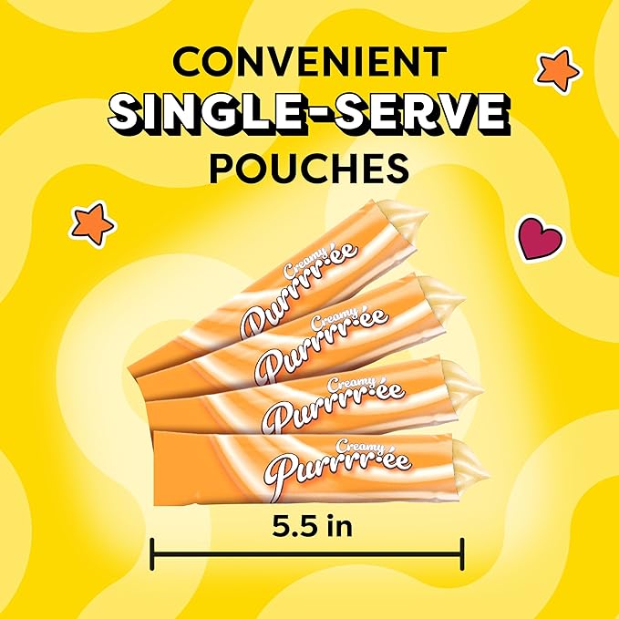 Temptations Creamy Puree Squeezable Lickable Wet Cat Treat with Cheese, 0.42 oz. Tubes, 16 Count