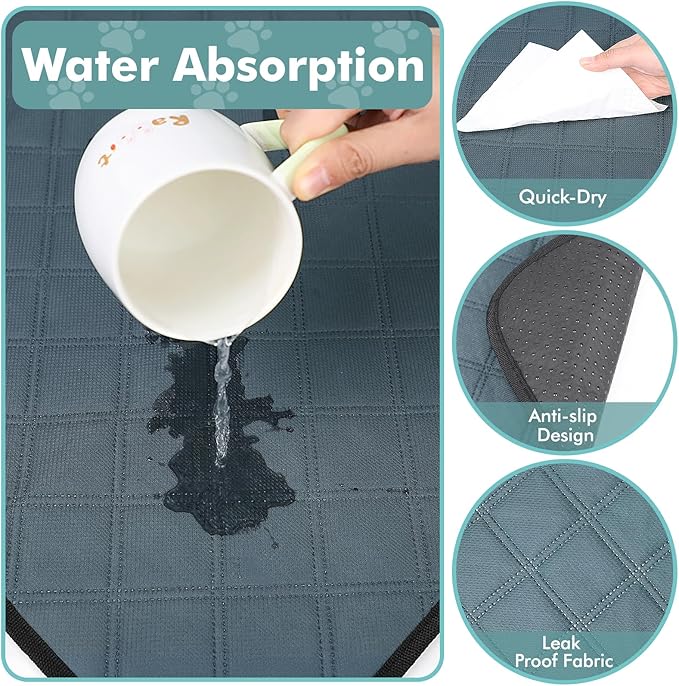 Dog Cat Playpen Indoor Outdoor for Puppy Pet Dogs Cat Travel and Recovery After Surgery, Dog Enclosure Tent Crates Cage, Portable Pop Up Dogs Kennel with Carrying Case(Grey, Small with Pad)