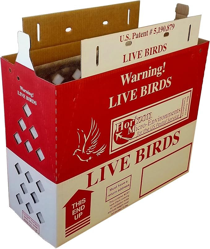 'Lite Shipper' Live Chicken Shipping Boxes (6 pack)