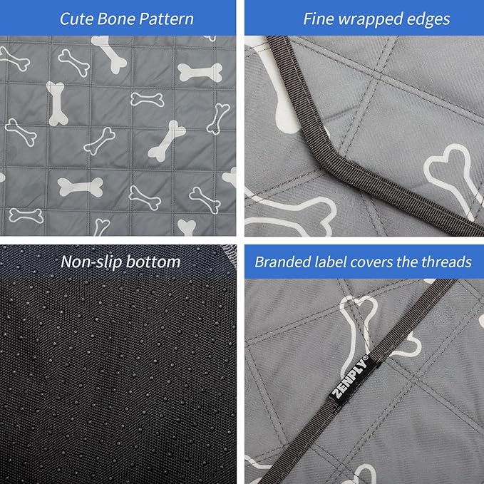 Zenply Dog Pee Pads for Puppy Reusable Washable Whelping Liner and Carpet Floor Protection Waterproof Machine Wash Suitable for Octagon Dog Playpen, 26.8 Inch 2-Pack (Octagon-2PC)