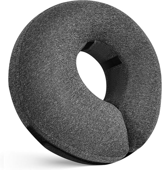 Katoggy Inflatable Dog Cone Collar for After Surgery, Doggie Neck Blow up Donut Recovery ECollar, Soft Adjustable Dog Cone for Small Medium Large Dogs and Cats