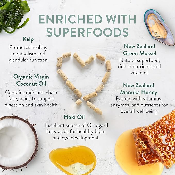 The New Zealand Natural Pet Food Co. Meow Freeze Dried Cat Food - Chicken & King Salmon Recipe, High Protein Cat Treats & Toppers, Dry Food,1.76oz